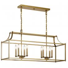  42497NBR - Linear Chandelier 8Lt