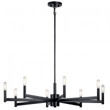  43857BK - Chandelier 8Lt