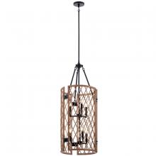  52079PAL - Oana™ 6 Light Foyer Chandelier Palm