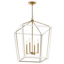  52620CPZWH - Foyer Pendant 4Lt