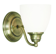  13671-01 - 1 Light Antique Brass Wall Sconce