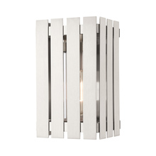  20751-91 - 1 Lt Brushed Nickel Outdoor Wall Lantern