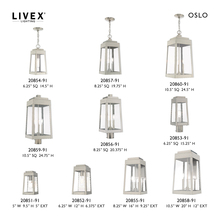  20852-91 - 1 Lt Brushed Nickel Outdoor Wall Lantern