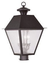  2169-07 - 3 Light Bronze Outdoor Post Lantern