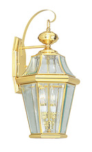  2261-02 - 2 Light PB Outdoor Wall Lantern