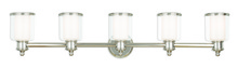  40215-35 - 5 Light Polished Nickel Bath Light