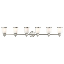  40216-91 - 6 Lt Brushed Nickel Vanity Sconce