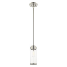  40470-91 - 1 Lt Brushed Nickel Mini Pendant