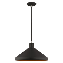  41179-04 - 1 Lt Black Mini Pendant