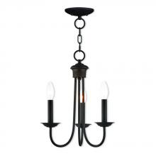  42683-07 - 3 Lt BZ Mini Chandelier