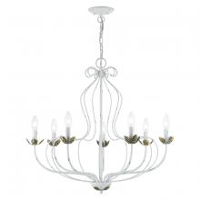  42907-60 - 7 Light Antique White Chandelier