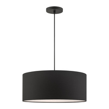  45660-04 - 3 Lt Black  Pendant