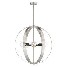  46416-91 - 5 Lt Brushed Nickel Chandelier