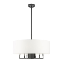  49376-76 - 7 Lt Scandinavian Gray Pendant Chandelier