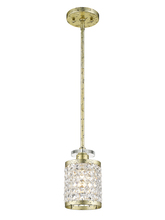  50560-28 - 1 Light Winter Gold Mini Pendant