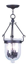  5063-07 - 3 Light Bronze Chain Lantern