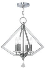  50664-91 - 4 Light Brushed Nickel Chandelier