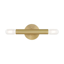  51132-12 - 2 Lt Satin Brass ADA Wall Sconce