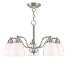  53855-91 - 5 Light BN Dinette Chandelier/Semi Flush