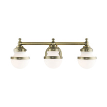  5713-01 - 3 Lt Antique Brass Bath Vanity