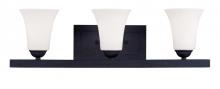  6493-04 - 3 Light Black Bath Vanity