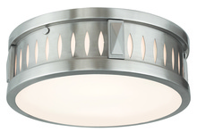  65507-91 - 2 Light Brushed Nickel Ceiling Mount