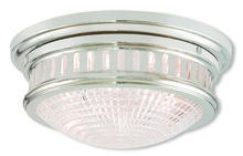  73052-35 - 2 Light Polished Nickel Ceiling Mount