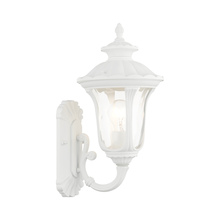  7850-13 - 1 Lt Textured White Outdoor Wall Lantern