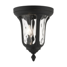  7861-14 - 2 Lt Textured Black Outdoor Ceiling Mount