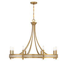  1-2054-8-322 - Camden 8-Light Chandelier in Warm Brass