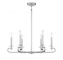  1-2450-6-109 - Torino 6-Light Chandelier in  Polished Nickel