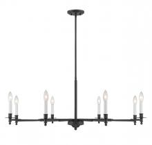  1-4412-8-89 - Jasmine 8-Light Chandelier in Matte Black