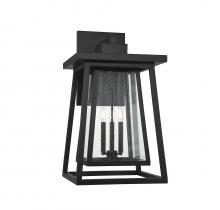  5-2023-BK - Denver 3-Light Outdoor Wall Lantern in Matte Black