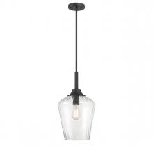  7-3390-1-89 - Carlton 1-Light Pendant in Matte Black