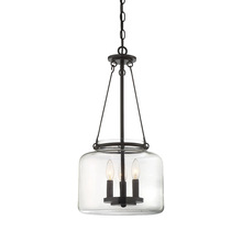  7-9006-3-13 - Akron 3-Light Pendant in English Bronze