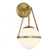  9-1911-1-322 - Polson 1-Light Wall Sconce in Warm Brass