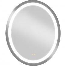  P300469-030-CS - Captarent Collection 30in. x 36 in. Oval Illuminated Integrated LED White Color Selectable Modern Mi