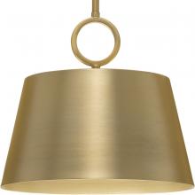  P500367-109 - Parkhurst Collection One-Light New Traditional Brushed Bronze Metal Pendant Light