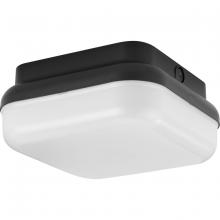  P550115-031-30 - Hard Nox Collection Black  10" Square Flush Mount Light