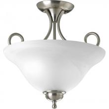  P3460-09 - Two-Light 13-1/4" Semi-Flush