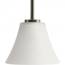  P5300-20W - Bravo Collection One-Light Antique Bronze Etched Glass Modern Mini-Pendant Light