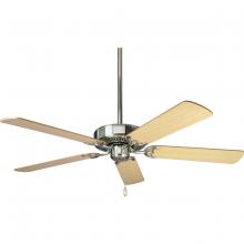  P250066-009 - AirPro 52-Inch Brushed Nickel 5-Blade AC Motor Traditional Ceiling Fan