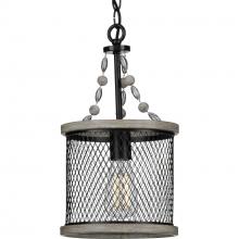  P500228-020 - Austelle Collection One-Light Antique Bronze Farmhouse Pendant Light