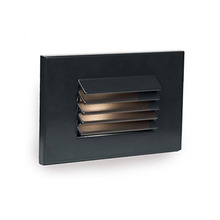  4051-27BK - LED Low Voltage Horizontal Louvered Step and Wall Light