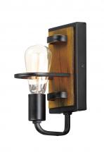  10301BKASB - Black Forest-Wall Sconce