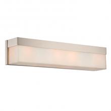  294-PN - Libby Langdon for Crystorama Grayson 4 Light Polished Nickel Vanity Light