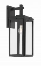  BYR-80102-MK - Byron 1 Light Matte Black Outdoor Sconce