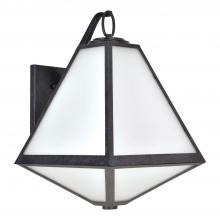  GLA-9702-OP-BC - Brian Patrick Flynn Glacier 3 Light Black Charcoal Outdoor Sconce