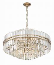  HAY-1407-AG - Hayes 16 Light Aged Brass Chandelier