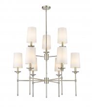  3033-9BN - 9 Light Chandelier